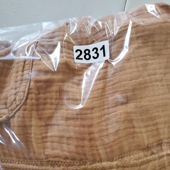 We The Free Shirt Womens Small Button Front Long Sleeve Oversized Gauzy Cotton - Picture 9 of 9